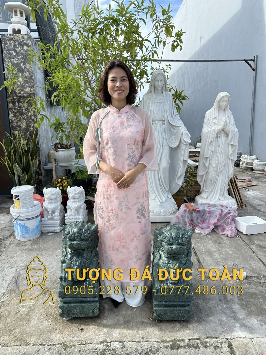 TƯỢNG KỲ LÂN ĐÁ NGỌC ẤN ĐỘ XANH XẪM VỀ PHAN THIẾT LAN_06